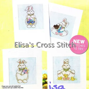 

CD168 14ct DIY Invitation Greeting Card Art Popular Full Set CrossStitch Greeting CardBirthday Christmas Gift Beauty wine Rabbit