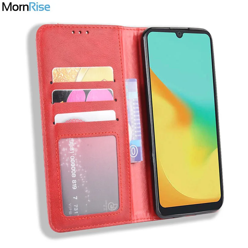 Кожаный флип-чехол с фоторамкой для zte Blade A7 2019 Магнитный чехол силиконовый