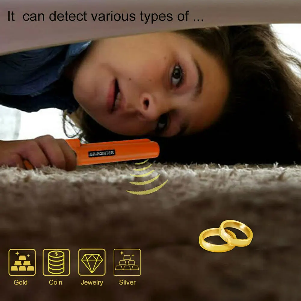 Ручной Водонепроницаемый глубина Pinpointer металлоискатель Подземный Высокочувствительный Охотник на Золото Finder экскаватор Стад Finder Pin Point