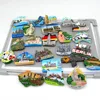 Magnetic 3d refrigerator sticker world tour fridge magnets Bhutan Japan Germany Turkey Australia travel souvenir collection gift ► Photo 3/6