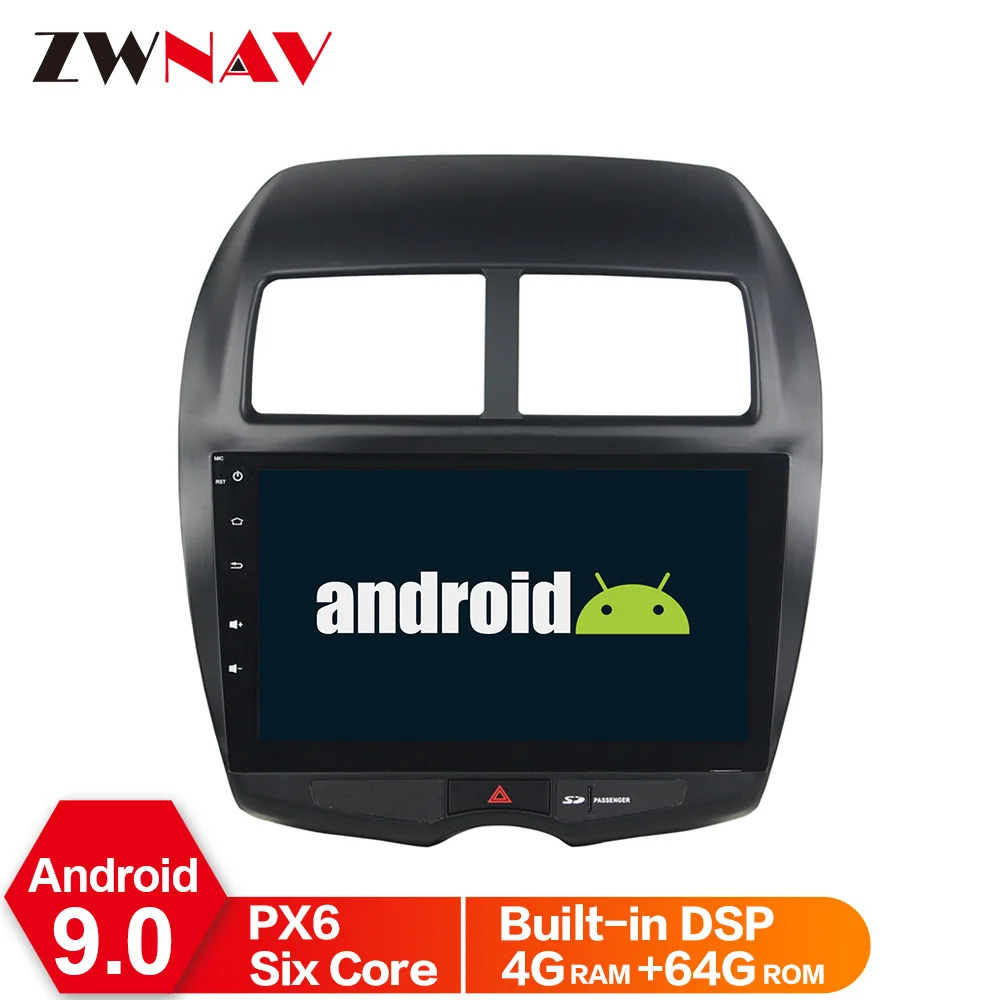 Android 9 PX5PX6 Автомобильный gps навигатор Автомобильный dvd-плеер для Mitsubishi ASX Sport 2010+ мультимедийный плеер радио магнитофон головное устройство
