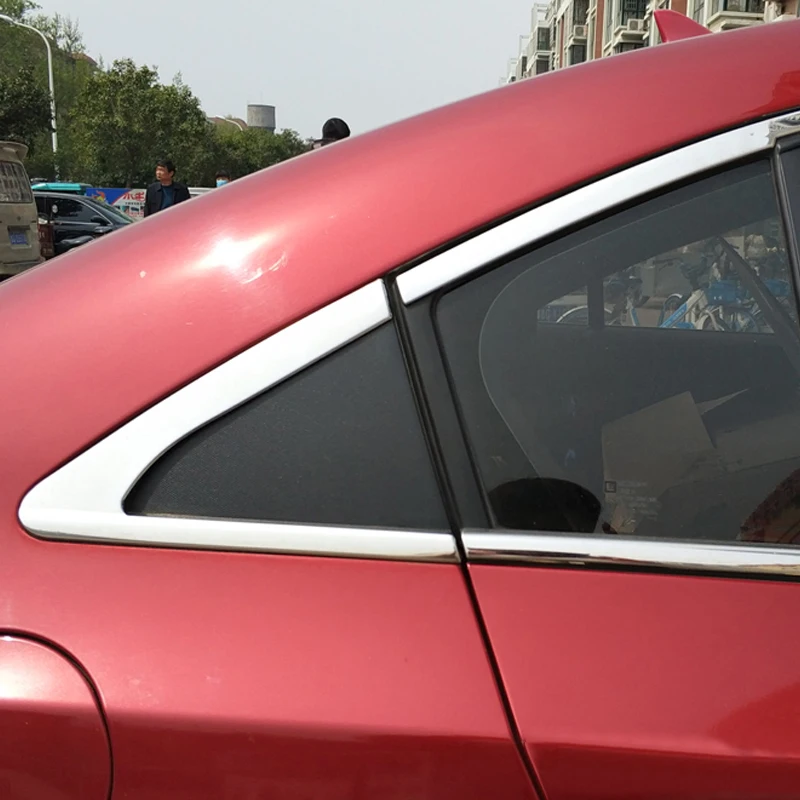 Автомобильный Стайлинг, наклейка на колонну для Chevrolet Cruze J300 J400 2008-Presen, накладка на окно, Внешнее украшение кузова, хромированный аксессуар