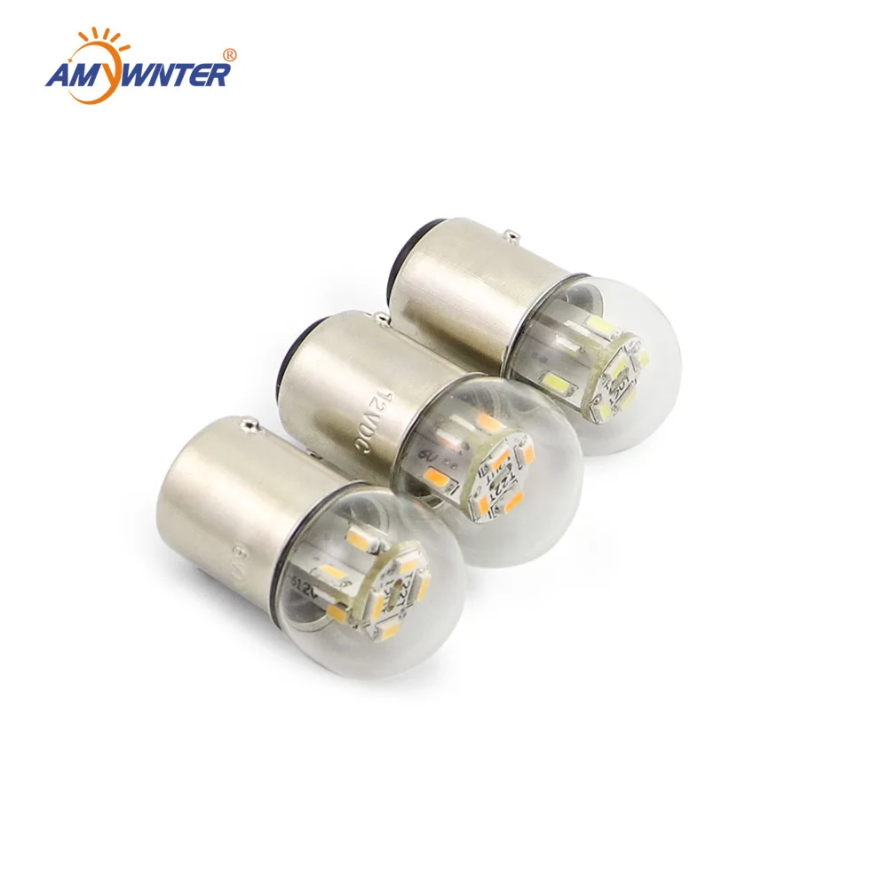 

Hot Sale Car Lights White BA15D G18.5 led bulb Ba15s 209 SMD12LEDs Car Auto Light Source Turn Signal Rear Bulb Lamp DC12V