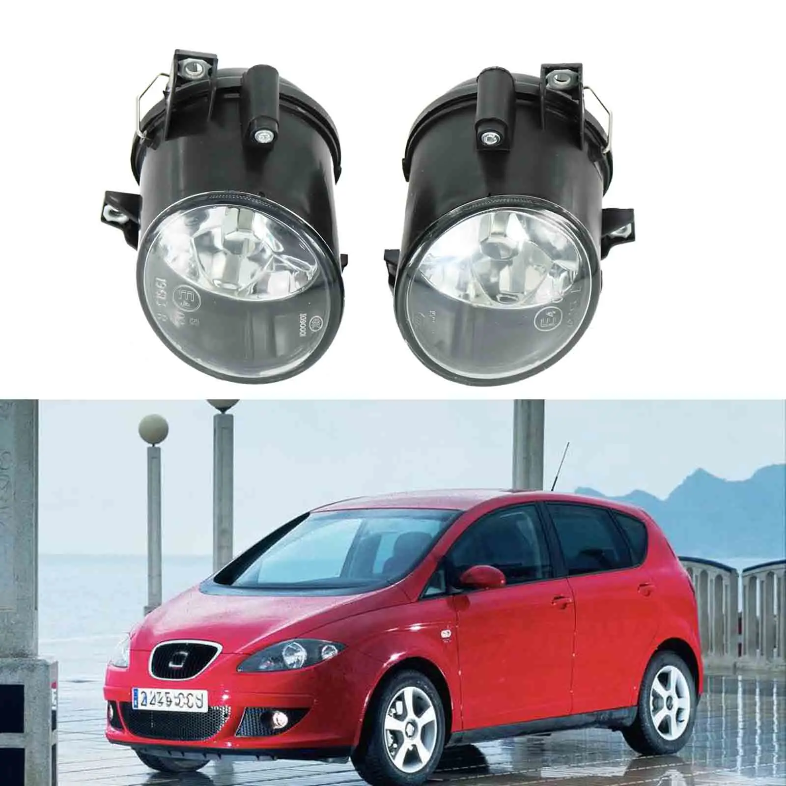 2 шт. автомобильный светильник для Seat Altea 2004 2005 2006 2007 2008 2009 переднего бампера Туман