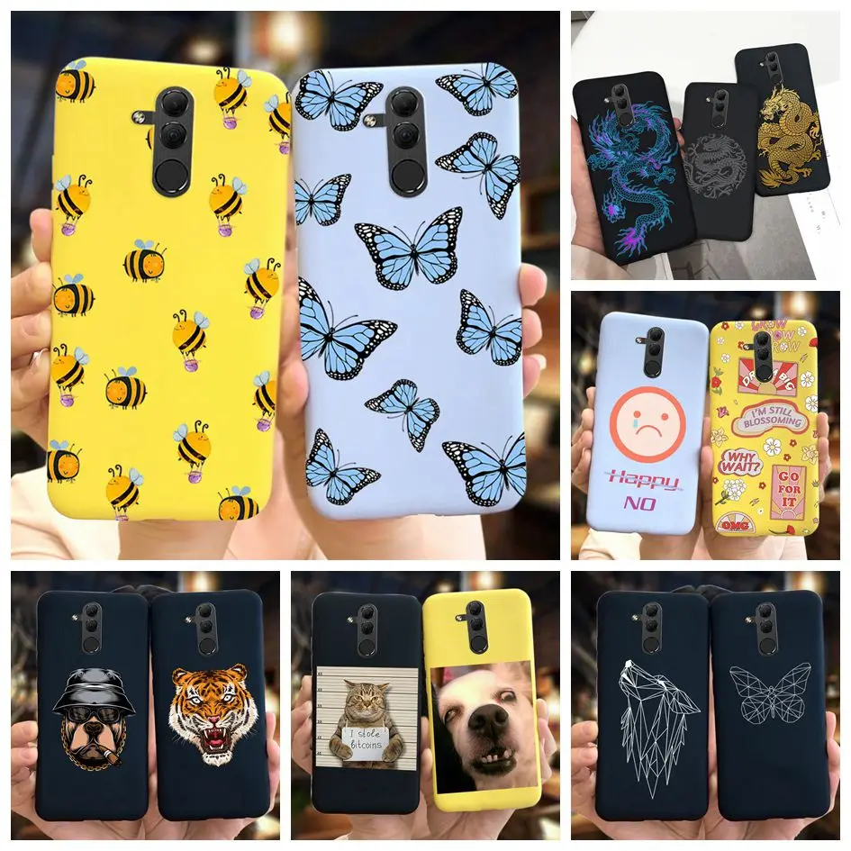 Etui Huawei Mate 20 Lite Case Cover 3D Toy Panda Cactus Silicone Phone Case  on for Funda Huawei Mate 20 Lite Mate 10 Lite Case