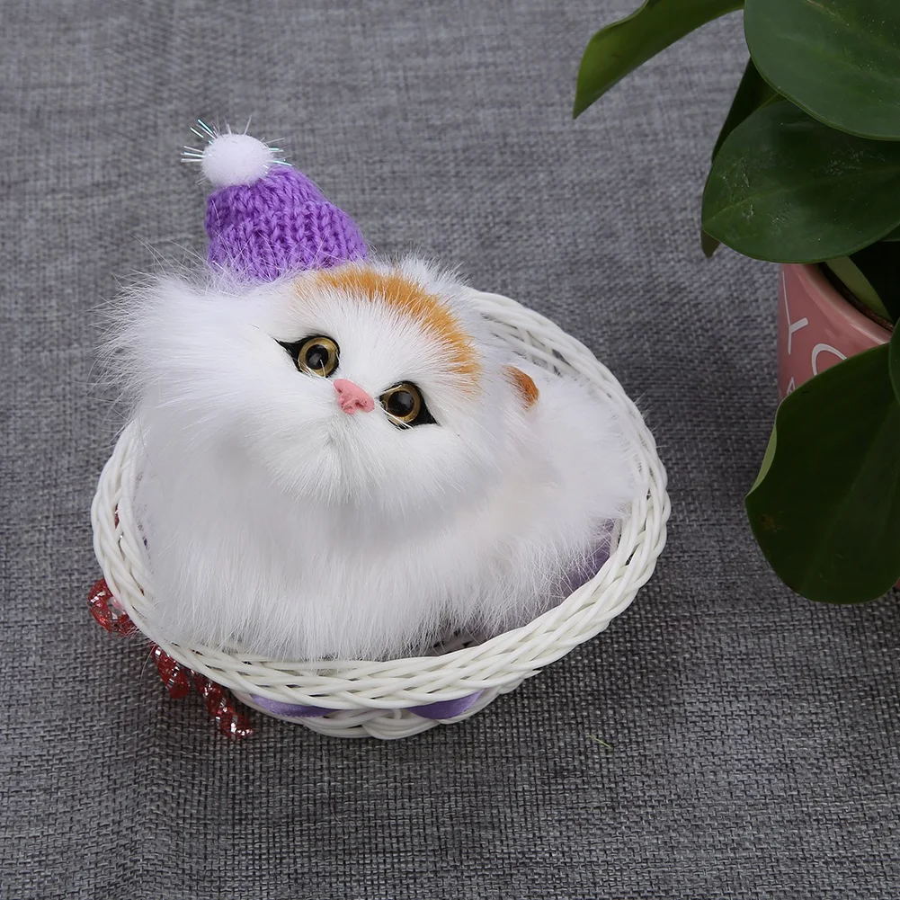 Мягкие игрушки, милое игрушечное животное, подарок на день рождения для детей, украшения для дома, милые игрушки в форме кошек со звуком