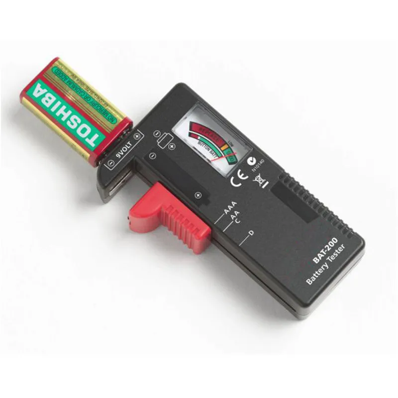 Indicator Battery Cell Tester AA AAA CD 9V Volt Button Checker Battery capacity tester #5d02 (5)