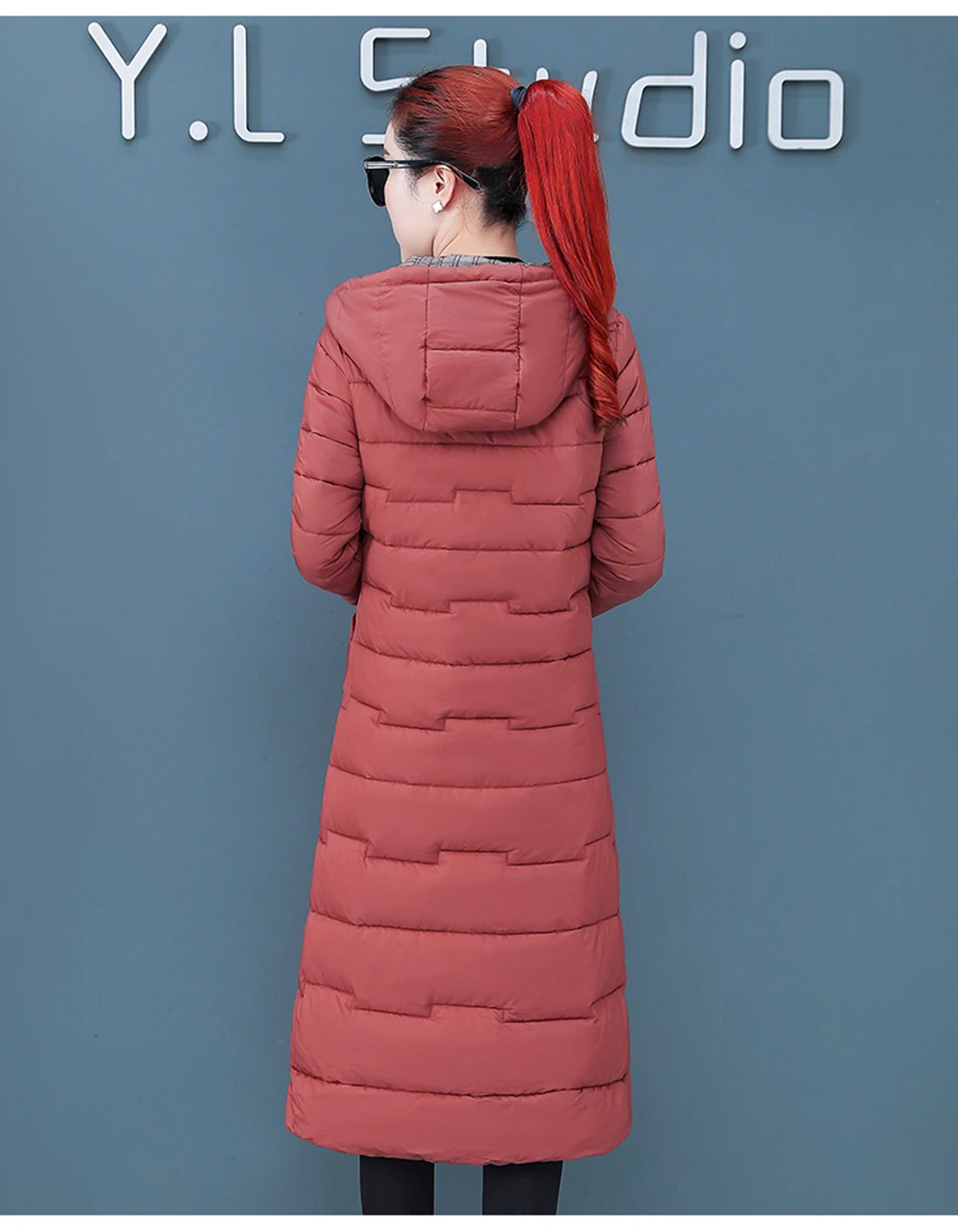 Vielleicht новая зимняя Двусторонняя одежда длинная теплая Утепленная зимняя куртка женская верхняя одежда из хлопка с капюшоном для женщин зимнее пальто