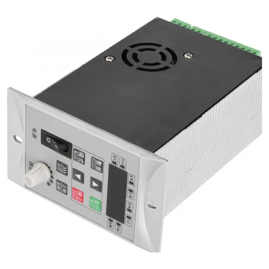 Преобразователь частоты универсальный однофазный с алюминиевым чехол AC220V HAJ220-E04KW 400 Вт привод переменной частоты