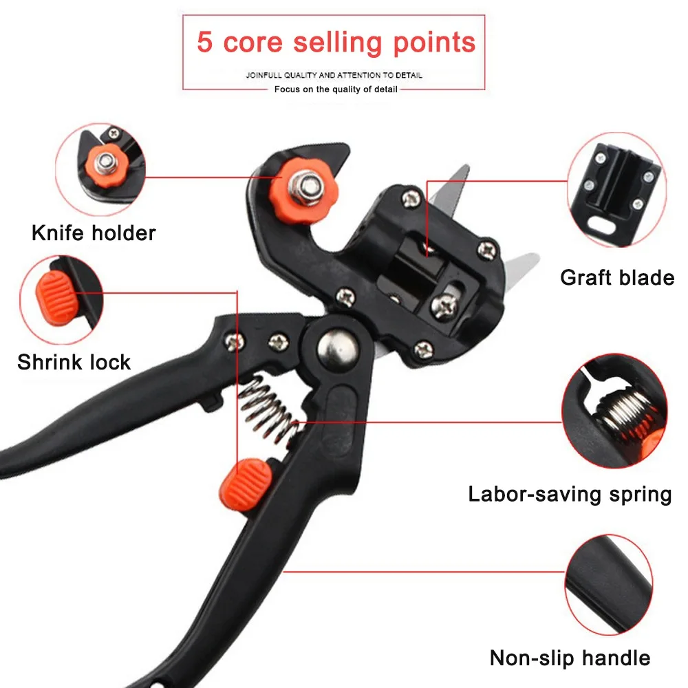 

Fruit Tree Grafting Pruning Shears Scissor Set Garden Farming Pruner Chopper Vaccination Cutting Tree Plant Inoculation Cut