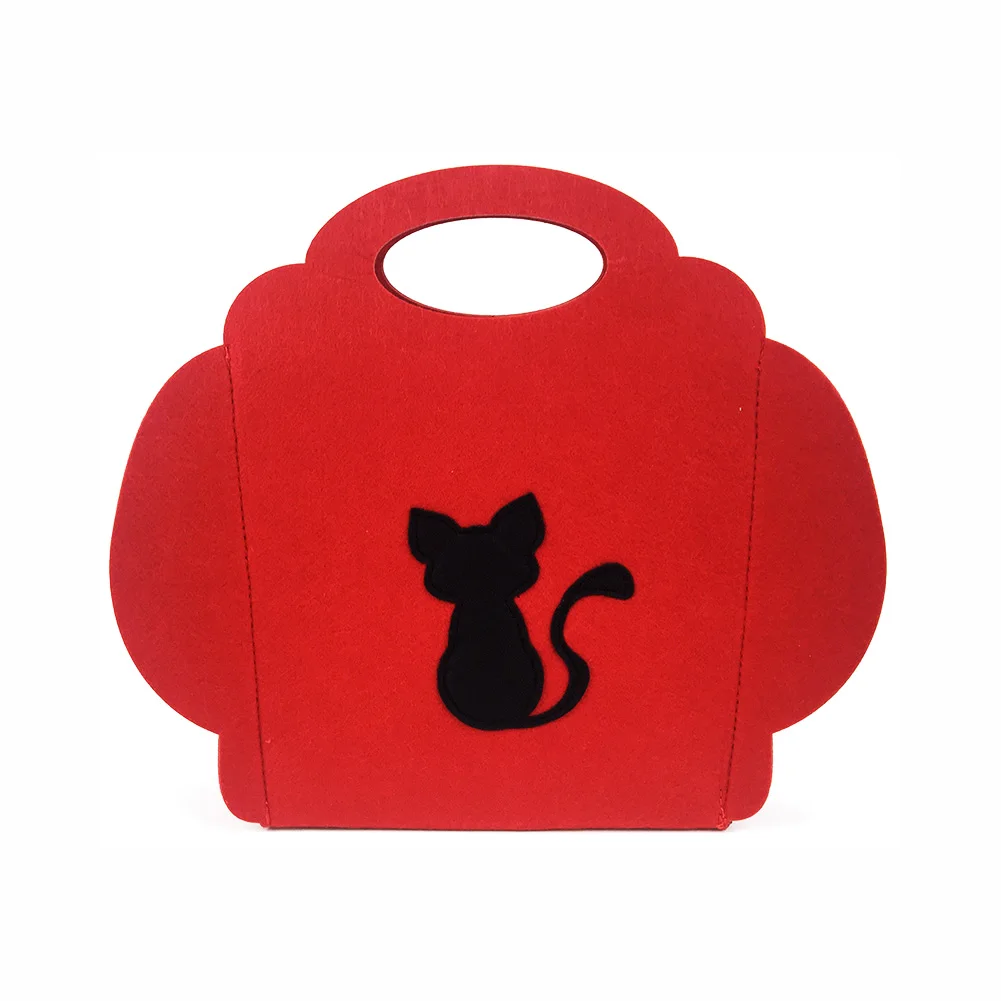 Кошка сумка красная косметичка милый Размер косметичка Сумка для женщин