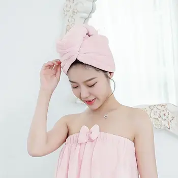 

High-quality Magic Microfiber Hair Quick Drying Absorb Moisture Dryer Towel Bath Shower Wrap Hat Cap Quick drying towel NEW!