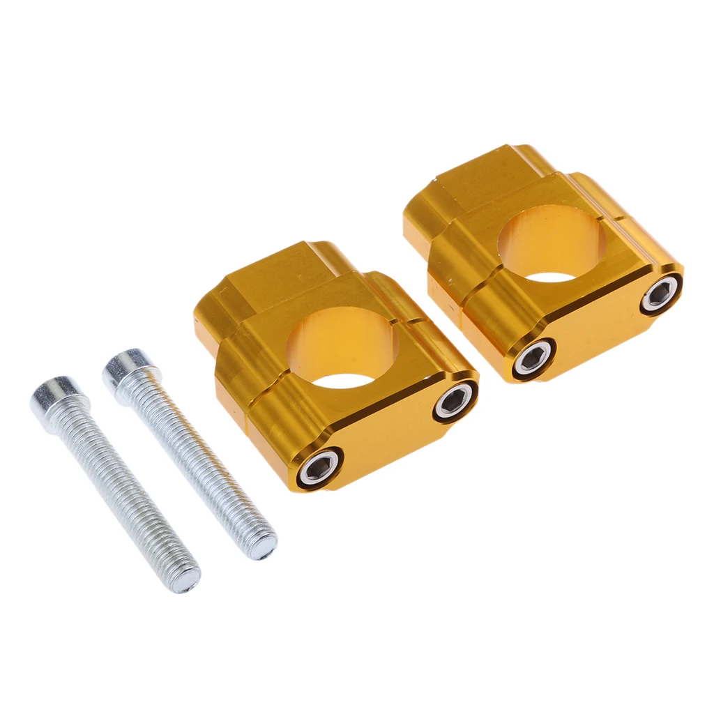 28mm Motorcycle Handle Bar Mounting Handlebar Risers Clamp Silver Mount Mounting Riser Clamp for Harley Honda Yamaha Suzuki