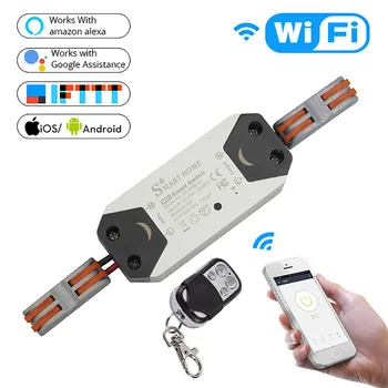 

WiFi Smart Light Switch Smart Home House Wifi Wireless Remote Switch Universal Breaker Timer Wireless Remote Control
