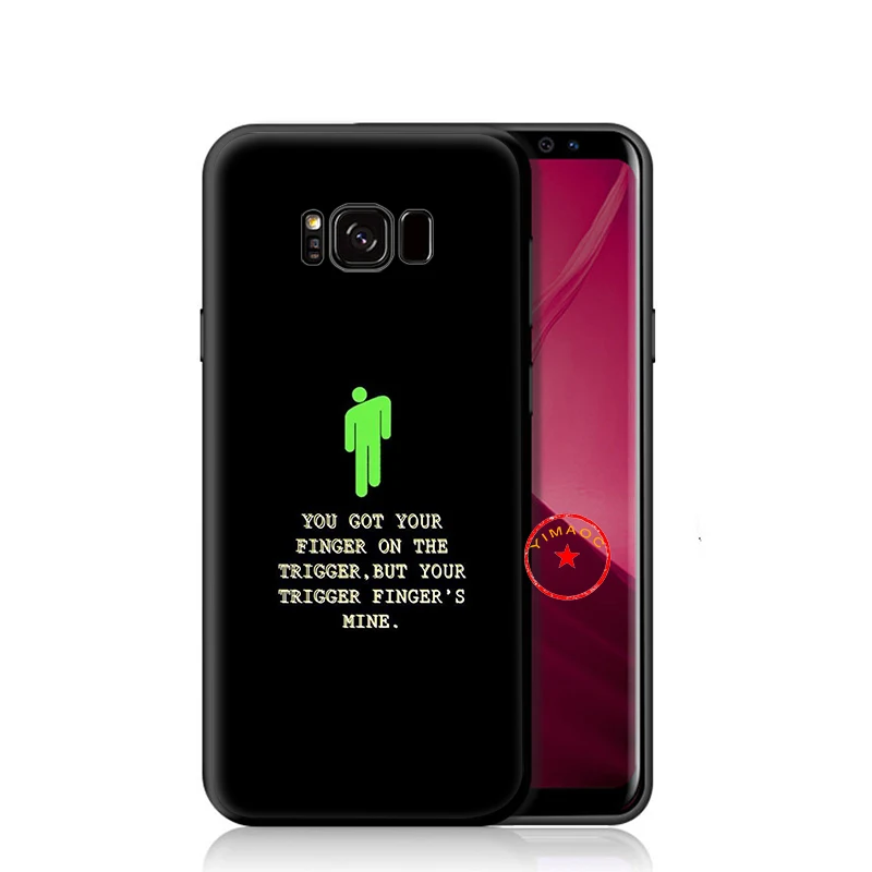 12 Billie Eilish Мягкий силиконовый чехол для samsung Galaxy S10 S10e S9 S8 Plus S7 Edge для samsung Note 10 9 8 Plus - Color: 12