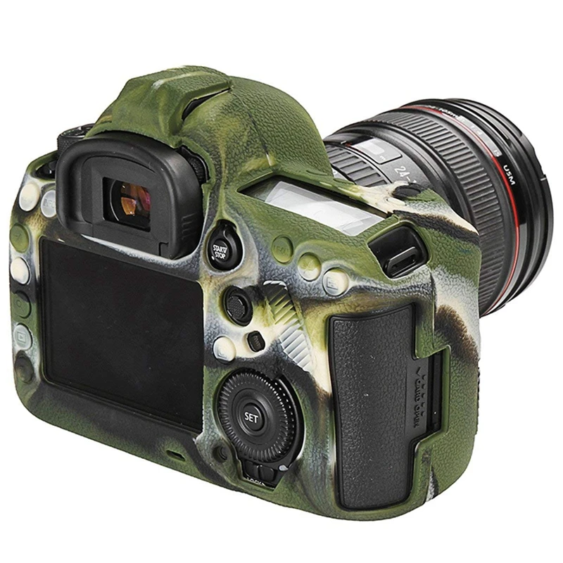 5D Mark IV чехол силиконовый резиновый защитный противоударный пылезащитный/грязеотталкивающий Противоскользящий пот стойкий мягкий чехол для Canon EO