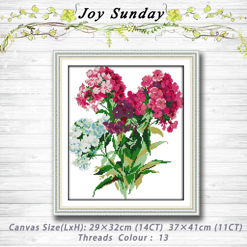 

The bouquet flowers Patterns 14CT 11CT Counted Cross Stitch Sets embroidery set Needlework kit chinese cross stitch Home decor