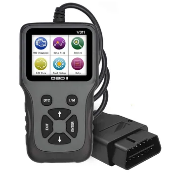 

Car Doctor Full OBD2 Scanner OBDII Engine Error Code Reader Car Diagnostic Tool Multilingual Yellow & Gray Car fault Detector