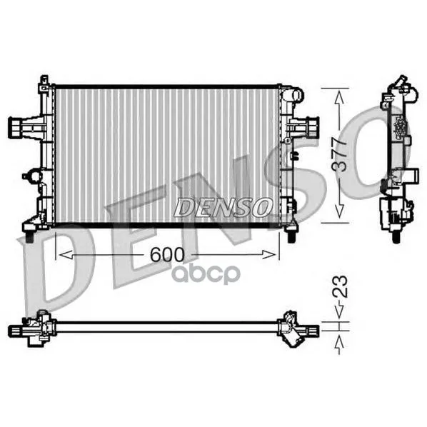 Радиатор Системы Охлаждения Denso арт. DRM20083