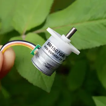 

Micro 15mm 2-phase 4-wire Mini Full Metal Gearbox Gear Stepper Motor DIY Robot