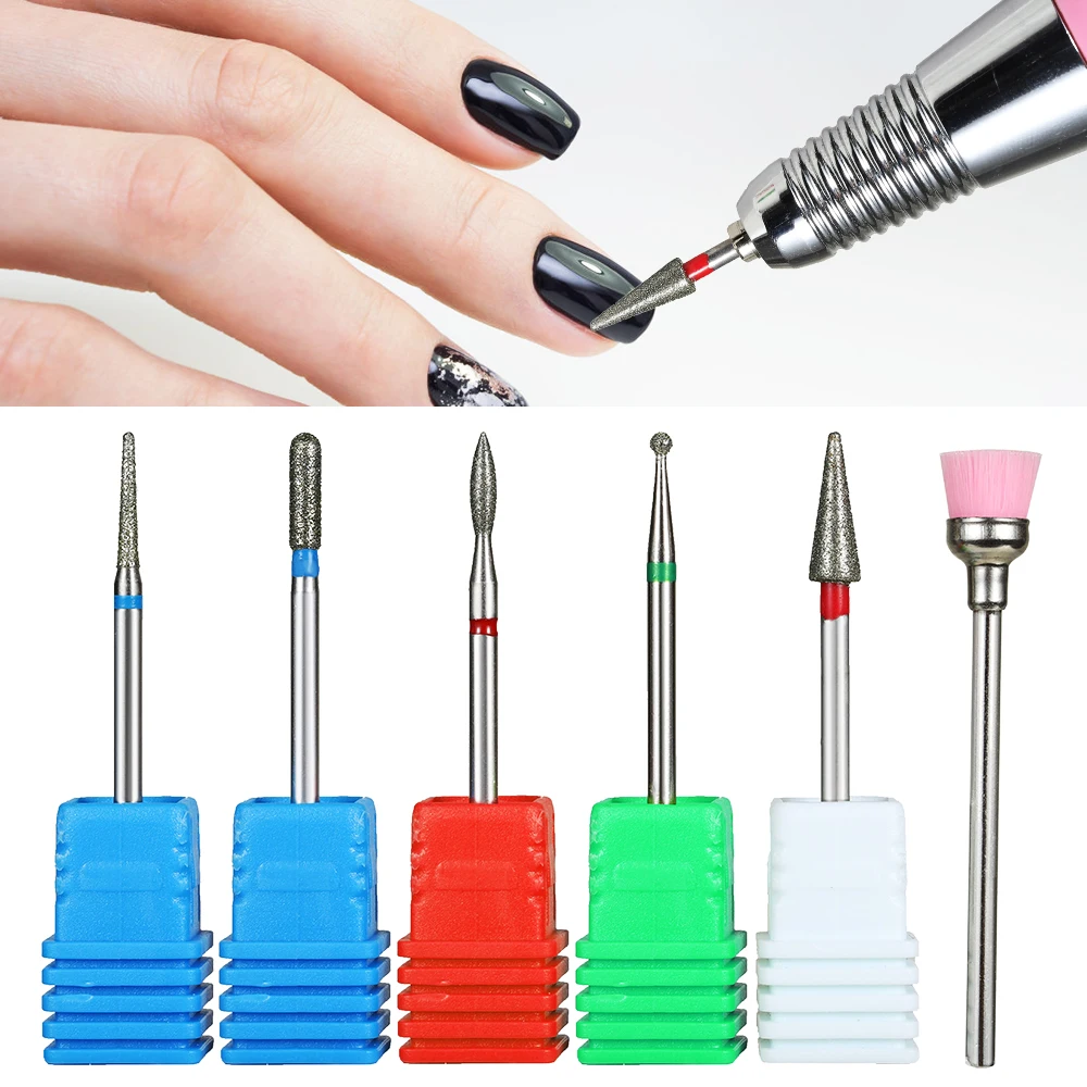 

Rotary Burr Pedicure Elektrische Bestand Carbide Nail Drill Bit Gel Remove Diamond Cuticle Nail Drill Bits For Manicure Too