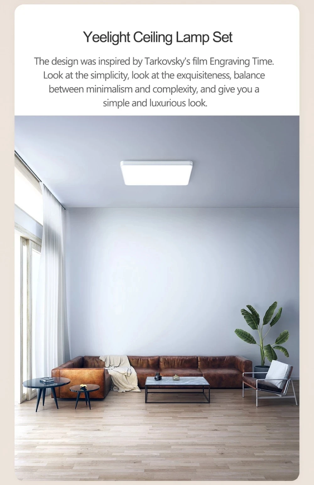 Новинка Xiaomi Yeelight умный светодиодный потолочный светильник Bluetooth светодиодный потолочный светильник приложение/голосовое дистанционное управление домашняя лампа для умного дома