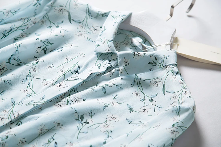 Prairie Chic, весенние женские рубашки с принтом, воротник Питер Пэн, с принтом, Blusas Femininas Elegante, женская одежда с длинным рукавом