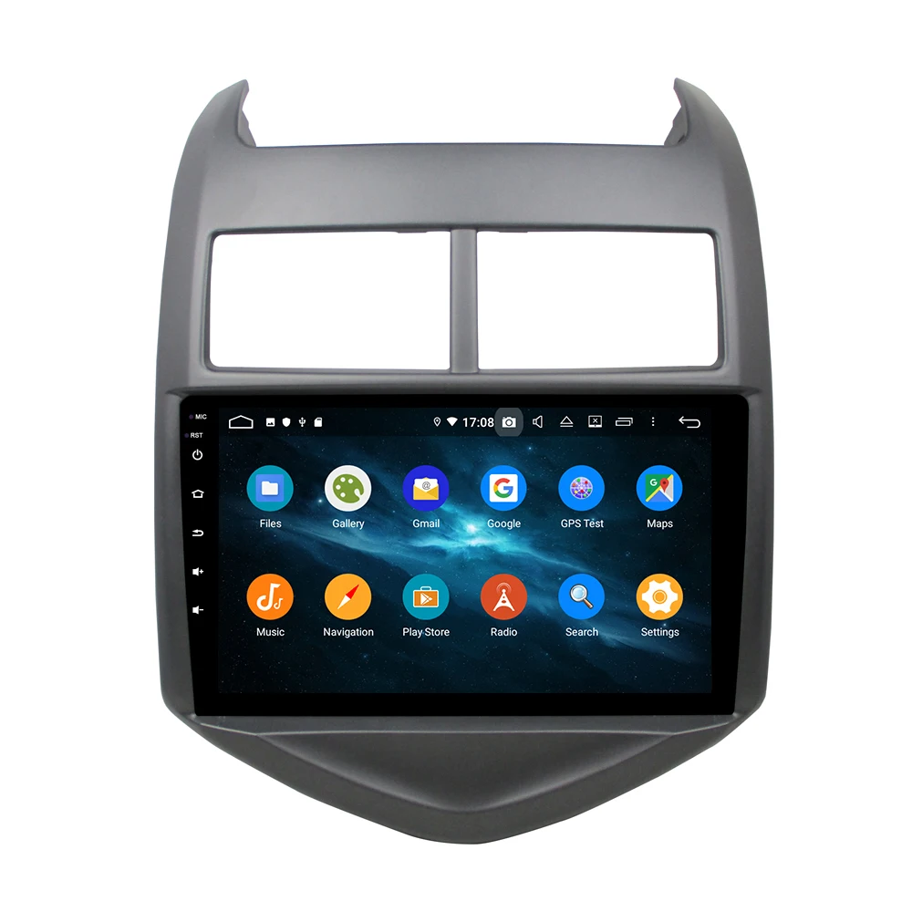 Android 9,0 Восьмиядерный 4 Гб ОЗУ 64 Гб ПЗУ автомобильный DVD gps навигационный мультимедийный плеер Автомобильный стерео для FORD Chevrolet AVEO 2011
