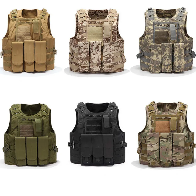Военный тактический жилет Molle Combat штурмовая пластина тактический жилет 7 цветов CS верхняя одежда охотничий жилет