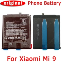 100% 샤오미 미 9 배터리 BM3L 3200mAh 휴대폰 내장 리튬 이온 배터리 교체 부품