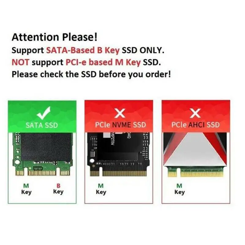 M.2 NGFF zu USB 3.1 Typ-C SATA SSD Konverter Adapter Gehäuse Fall 10Gbps