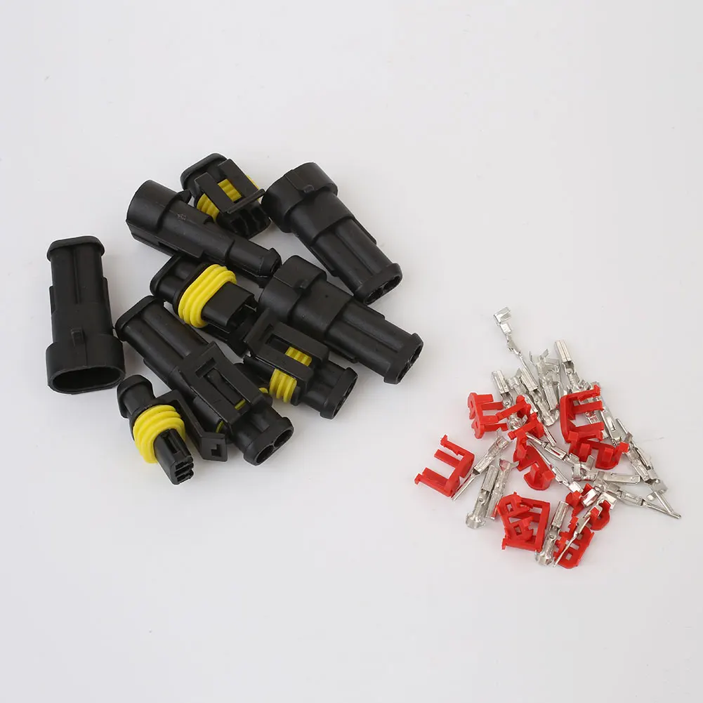 HID коннектор гнезда автомобиль HID коннектор проводки Замена 15 шт. 2/3/4 Pin премиум качества HID розетка