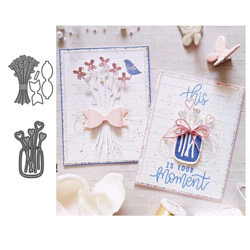 

Flower Metal Cutting Dies Stencils Scrapbooking Album Paper Decorative Craft Embossing New 2019