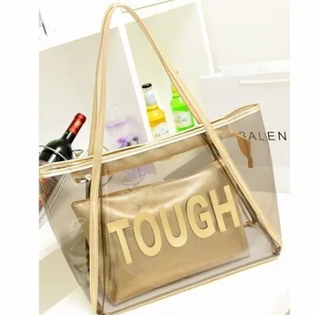 

Causual PVC Transparent Clear Woman Crossbody Bags Shoulder Bag Handbag Jelly Small Phone Bags with Card Holder Wide Straps Flap