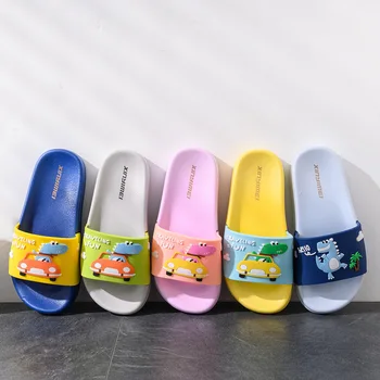 

Suihyung Children New Summer Slippers Soft Sole Cartoon Beach Shoes Kids Boys Girls Non-slip Home Bathroom Slippers Baby Sandals