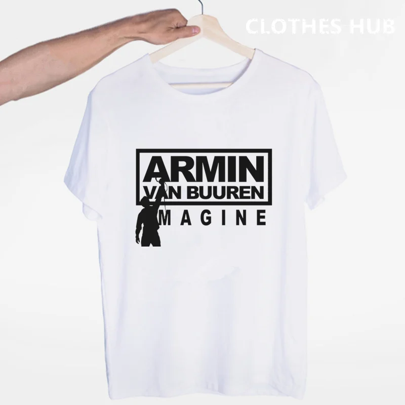 Футболка Armin Van Buuren Trance популярная музыкальная футболка DJ с круглым вырезом и