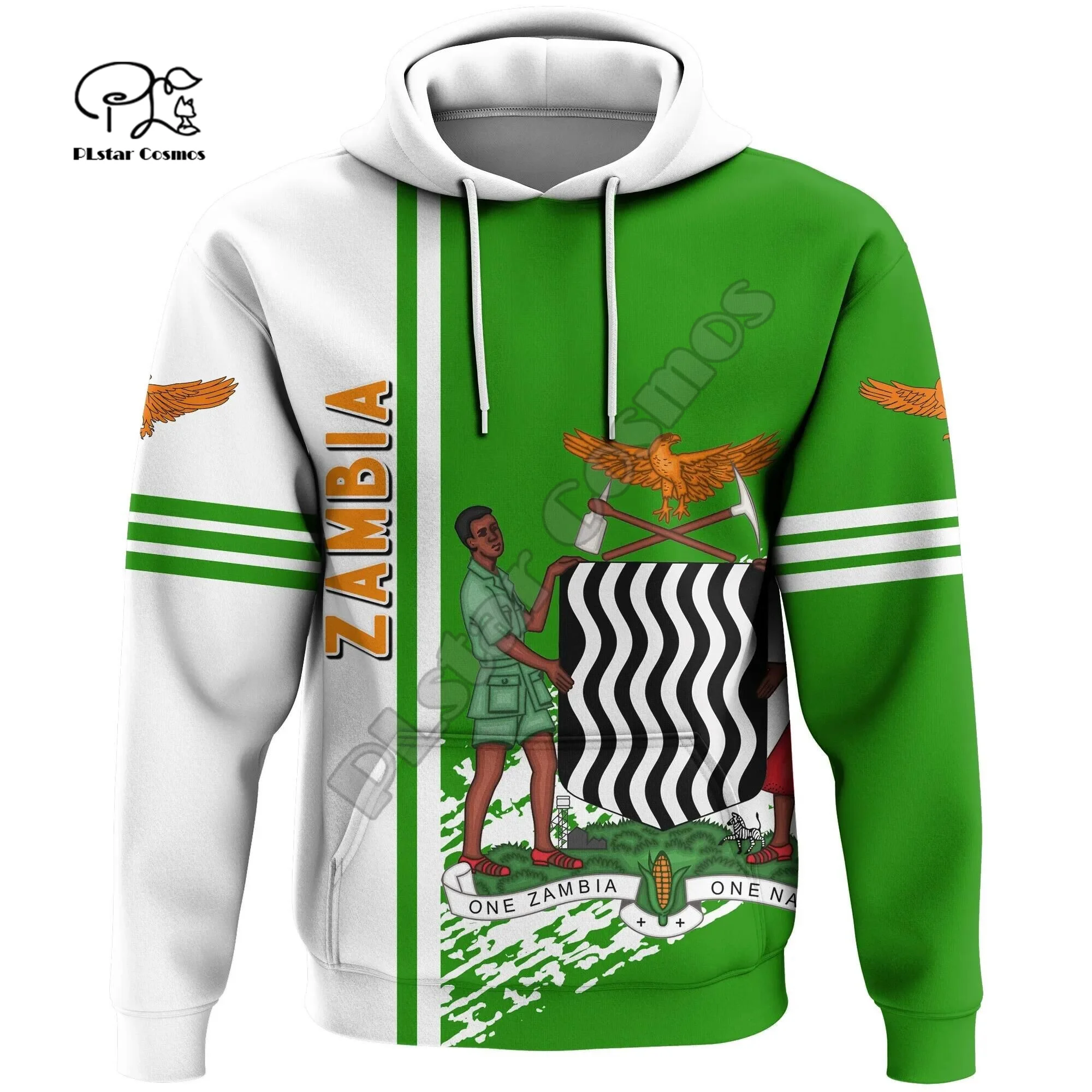 

PLstar Cosmos Newest Africa Zambia Country Flag Tribe Culture Tattoo Pullover 3DPrint Men/Women Harajuku Autumn Funny Hoodies 12