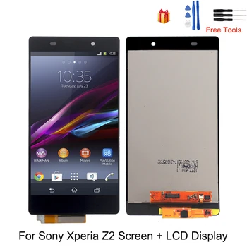 

For Sony Xperia Z2 LCD Display Digitizer Assembly Glass For Sony Xperia Z2 D6502 D6503 Display Screen LCD Replacement Free Tools
