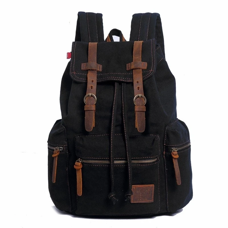 

Canvas Bags Vintage Men's Bags Double Shoulder Backpack Computer Bags Student Bags Large Capacity Travel Laptop Backpack bag