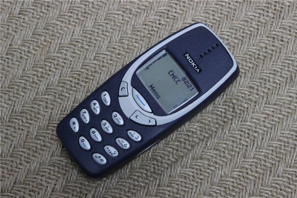 3310 Оригинальный разблокированный Восстановленный сотовый телефон Nokia 2G GSM с