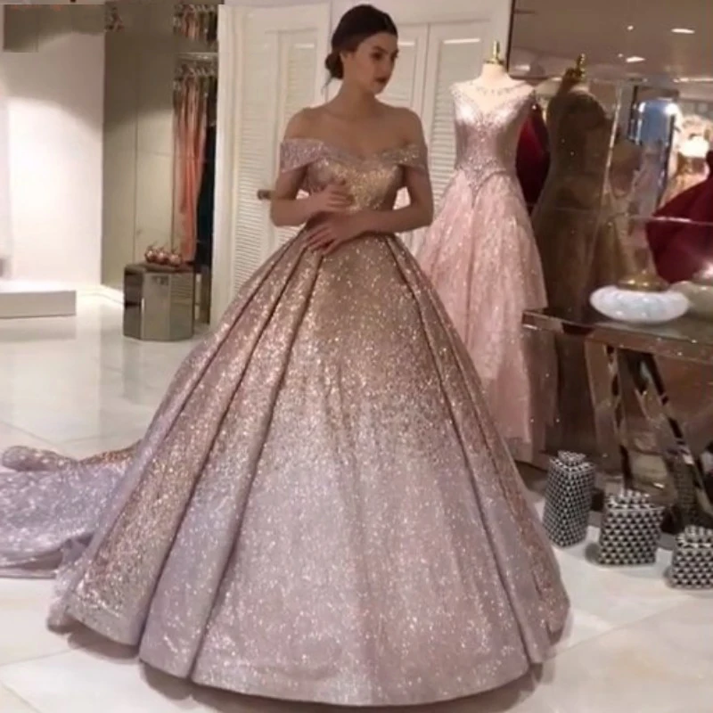 sequin prom dresses 2019