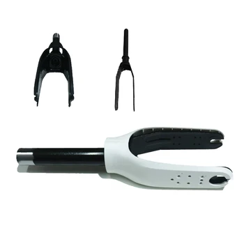 

Front Wheel Bracket Fork, with Black and White Rubber Parts, Suitable for Xiaomi M365 Electric Scooter Parts Replacement Shock A