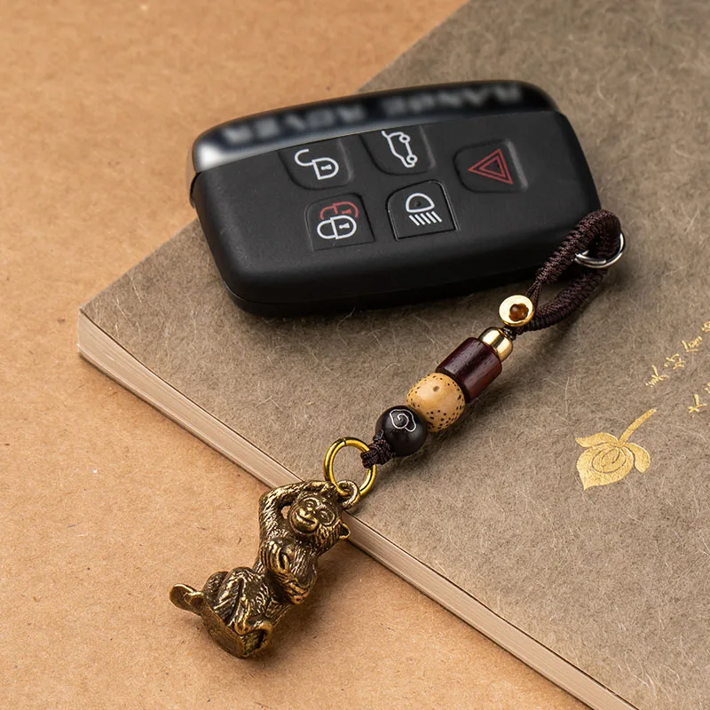 brass monkey peach pendant lanyard (3)