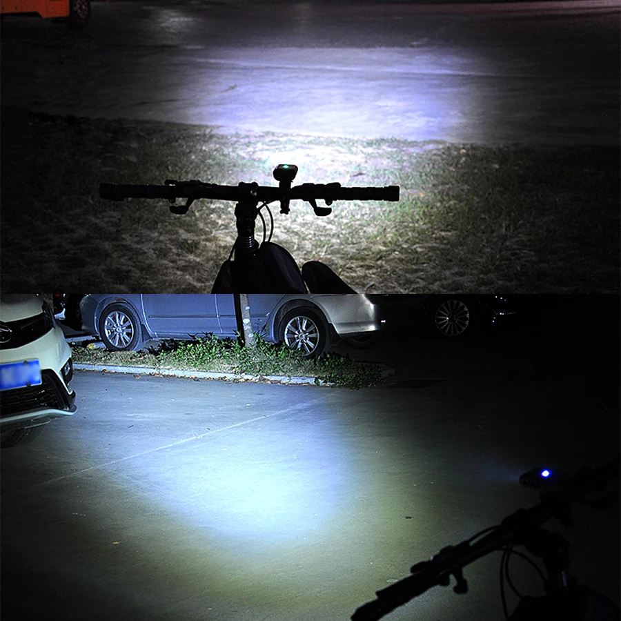 Sale 2400Lumen Bike Light Set L2 Bicycle Lantern USB Chargeable Shockproof Waterproof Cycling Lamp MTB Headlight LED Rear Front Light 4
