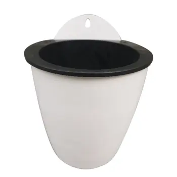 

2017 New Arrival Modern Design Home Wall Hanging Design Flower Pot Round Shape Resin Hydroponics Chlorophytum Potted Flower Pots