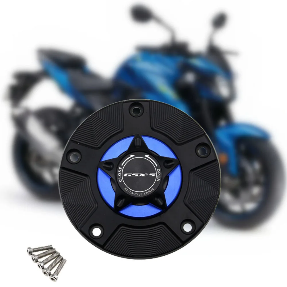 Крышка бензобака для SUZUKI GSX-S 750 GSX-S 1000 GSX-S750 GSX-S1000 мотоцикла CNC БЫСТРОРАЗЪЕМНАЯ крышка