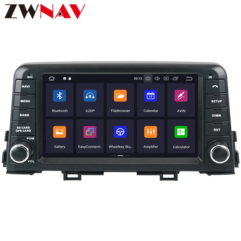 Best DSP 4+64 Android 9.0 car multimedia dvd player for KIA morning 2016 2017 GPS Navi Car Auto Radio audio stereo Video BT Head Unit 4
