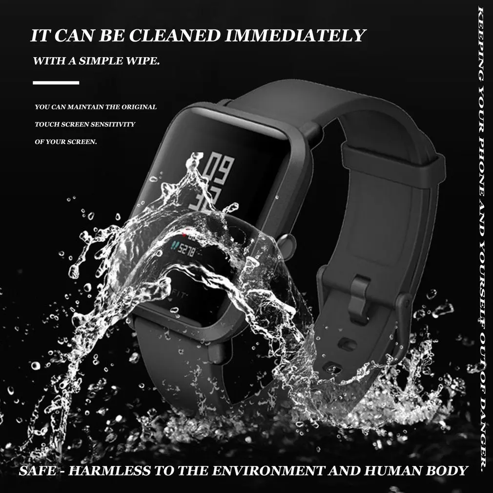 Soft TPU HD Clear Protective Film Guard For Xiaomi Huami Amazfit Bip BIT PACE Lite Smart Watch Full Screen Protector Cover
