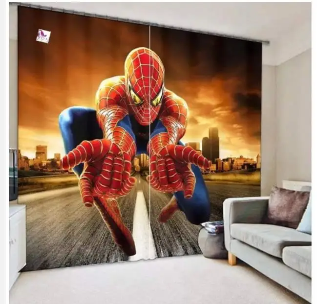 

Custom 3D Curtain Luxury Blackout Window Curtain Living Room cartoon curtains kids curtain