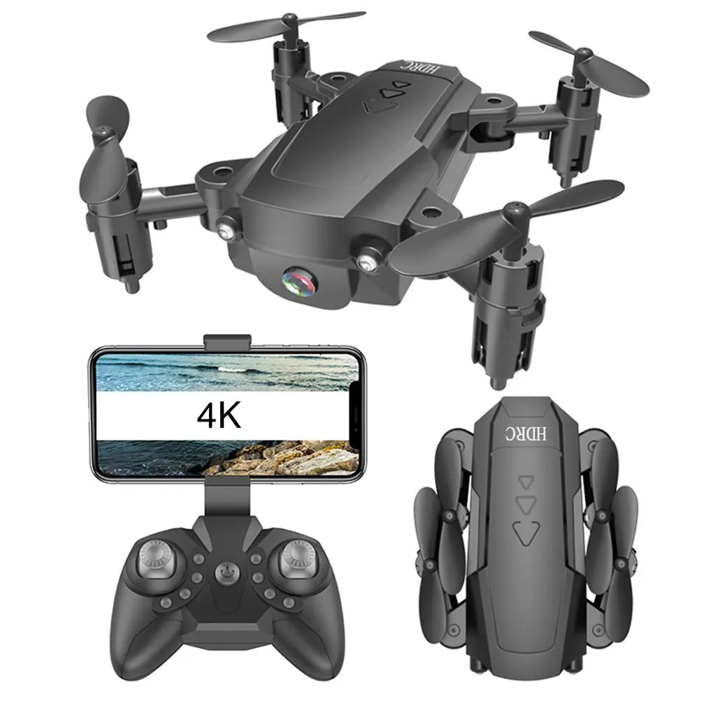 H16 складной RC WiFi FPV Дроны с HD камерой RC вертолет самолет высота удержания воздушные видео игрушки для детей